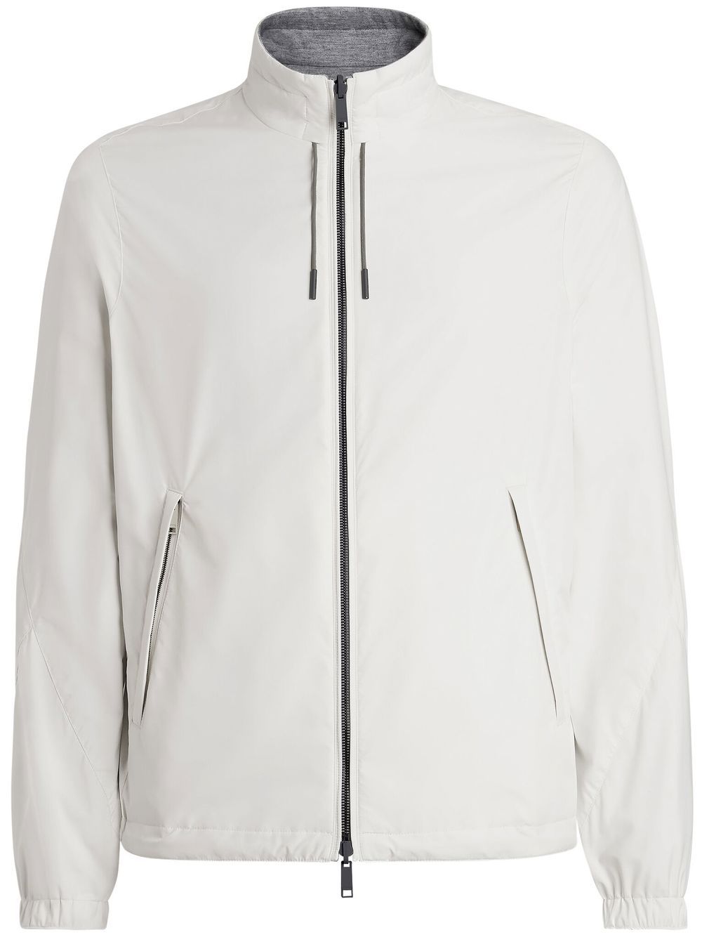 reversible zip-up blouson