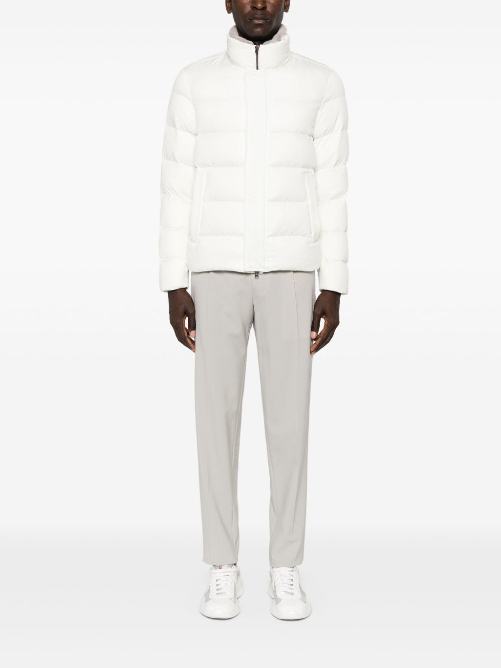 quilted puffer jacket